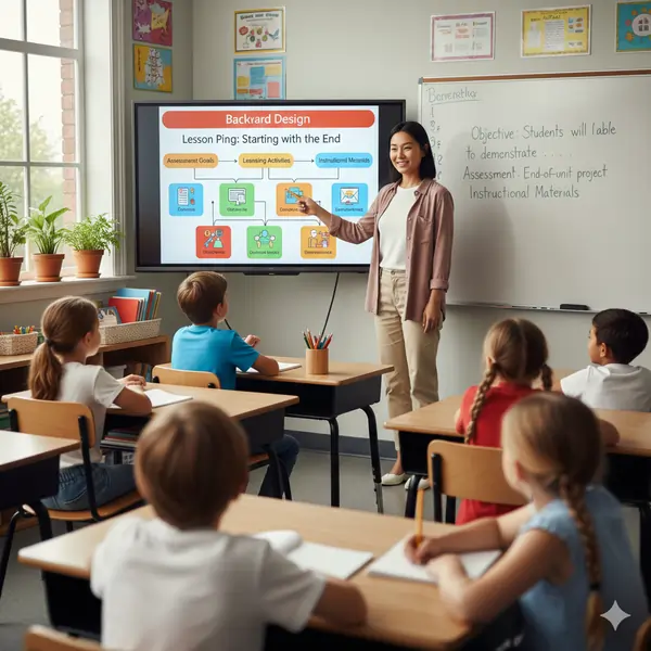 Backward design in lesson planning: Starting with assessment goals
