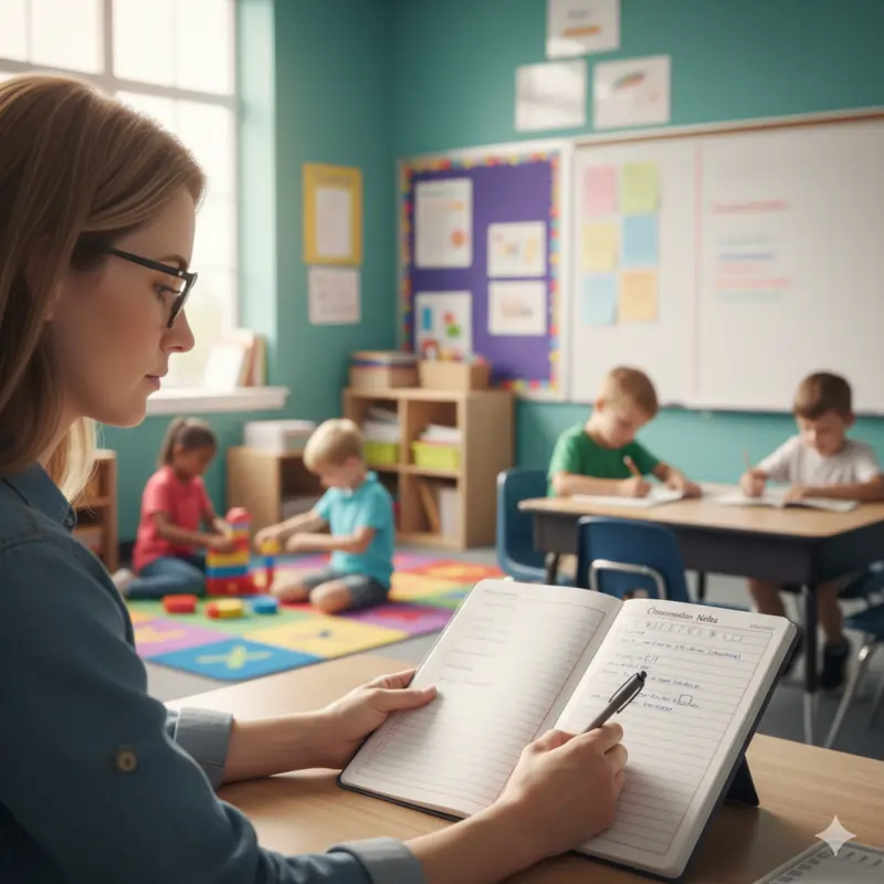 Observation notes for teachers: Document student behavior effectively