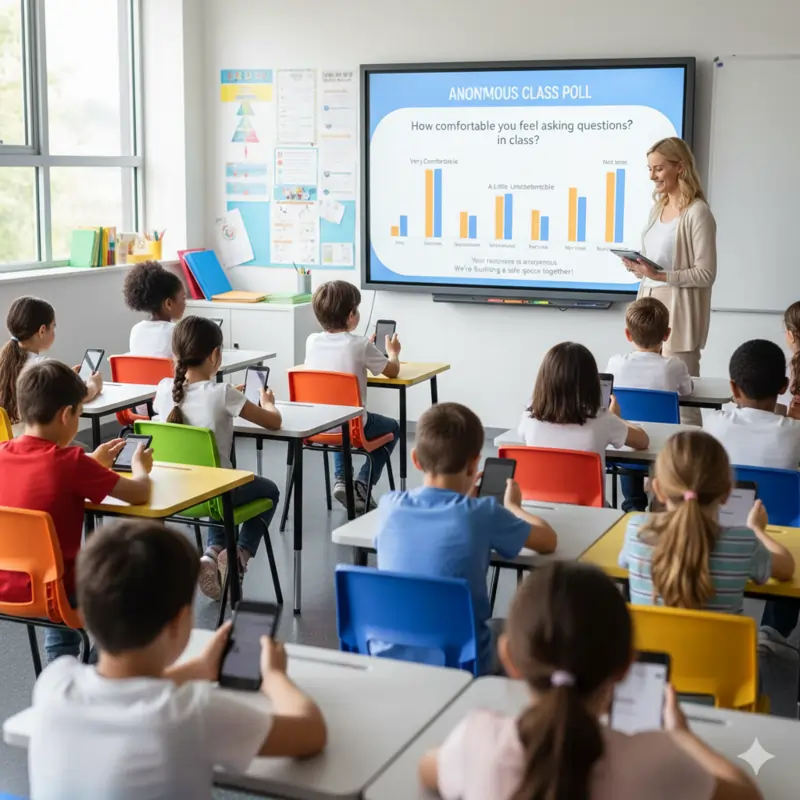 Safe participation: Using anonymous polling to build psychological safety in your classroom