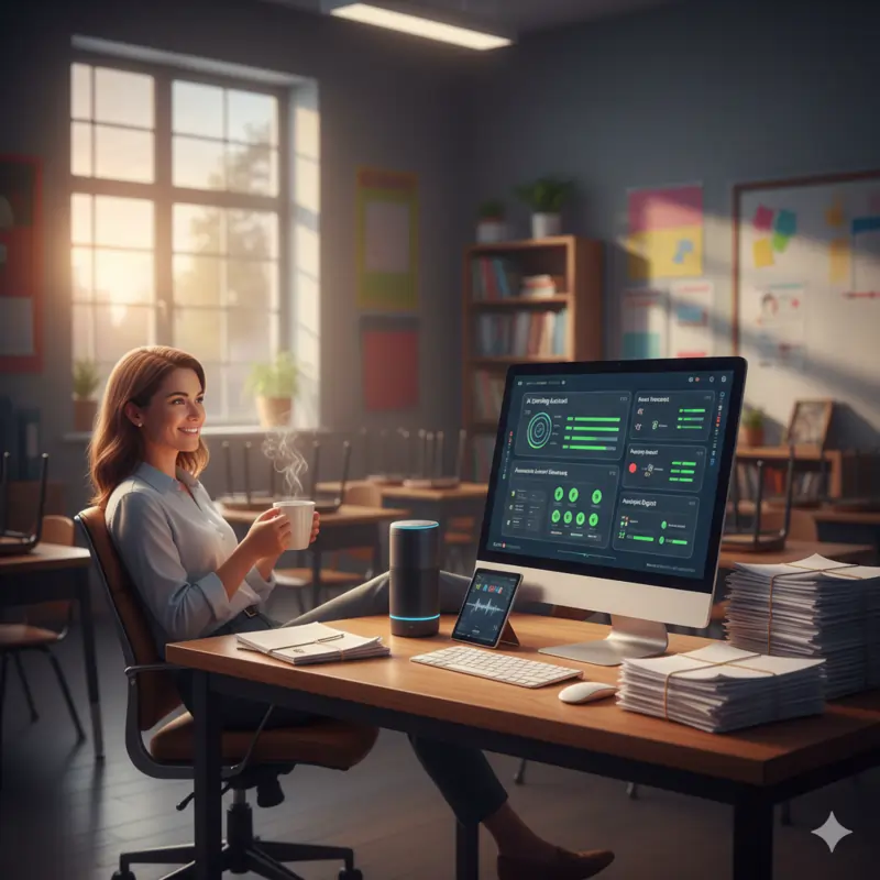Teacher burnout is real: How AI tools reduce administrative overload