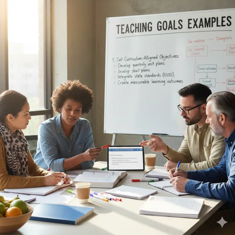 Teaching goals examples: Set curriculum-aligned objectives