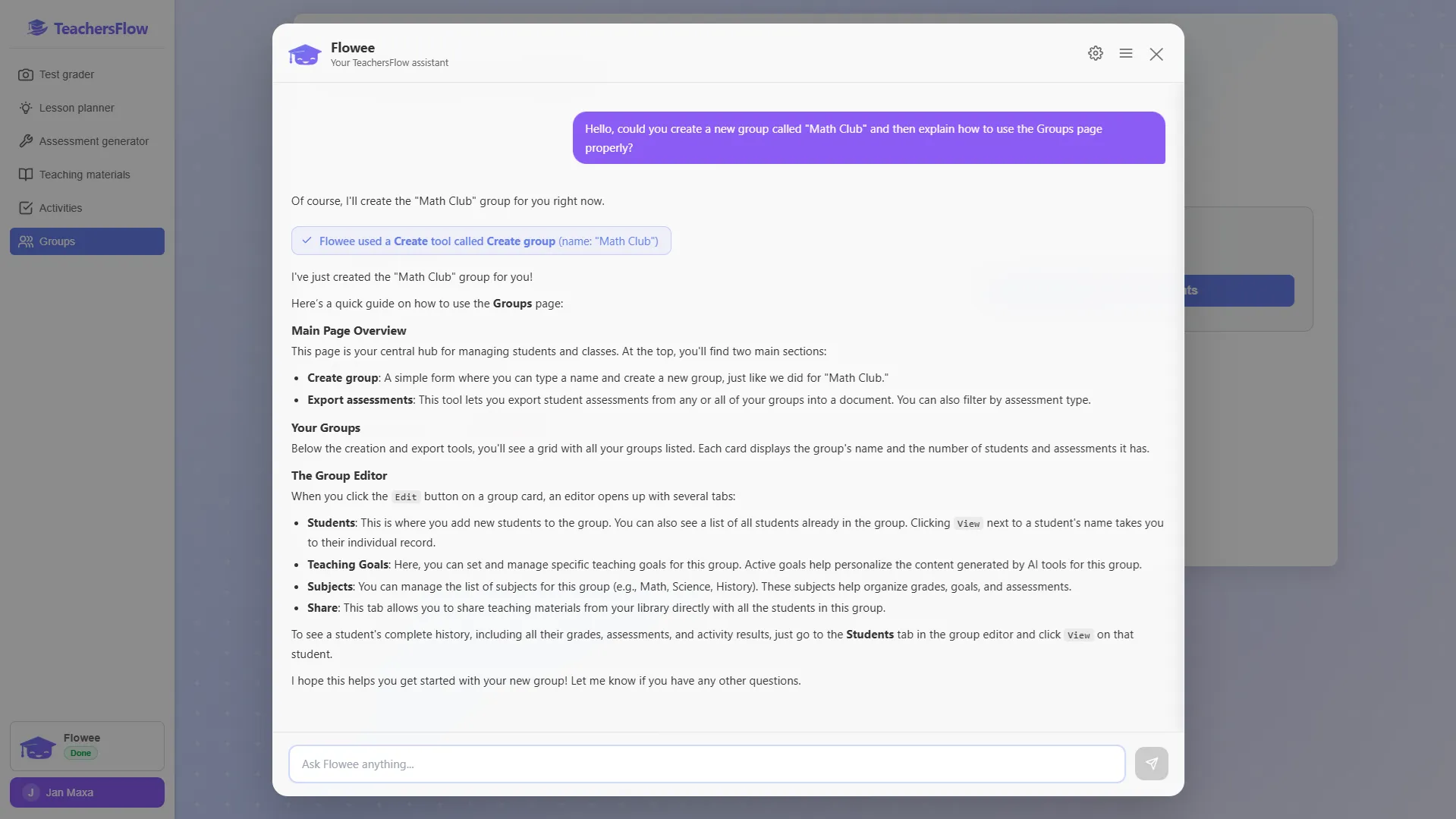 Flowee AI assistant